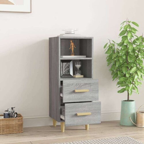  Komoda boja hrasta sonome 34 5x34x90 cm od konstruiranog drva Slike