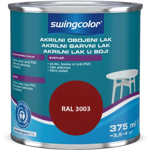 SWINGCOLOR Lak u boji (Rubin crvene boje, 375 ml, Sjaj)