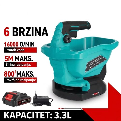 Smania SpreadFlow&trade; akumulatorski rasipač semena i soli Cene