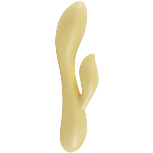 Lemonpard LP Jessica - pametni, vodoodporni vibrator z rogom (kovinsko rumena) Cene