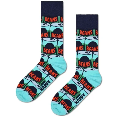 Happy Socks Dokolenke BEANS SOCK Modra