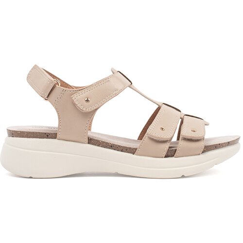 GOODIN Comfortable women&amp;#039;s sandals beige Slike