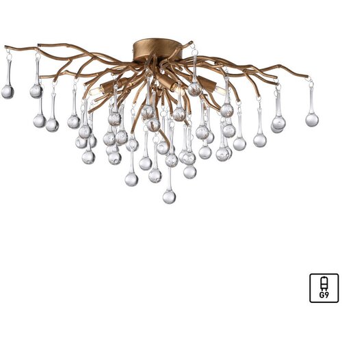 Lesnina XXXL Paul Neuhaus 8090-11 - Plafonski luster ICICLE 4xG9/40W/230V 30x60 cm mesing Slike