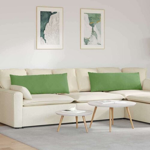  Jastučići za sofu 2 pcs Svijetlo zelena 120 x 40 cm Cijene