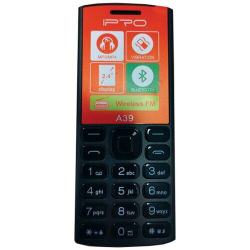 Ipro A39 black LCD 2.4"" Feature mobilni telefon 2G Cene