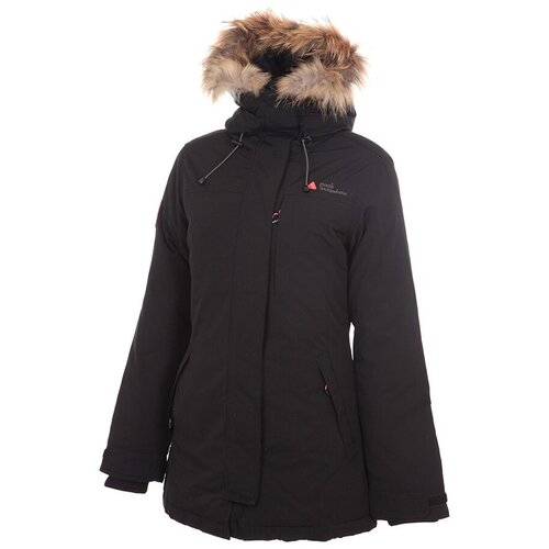 Peak Mountain Parke Parka de ski avec vraie fourrure femme AKAGAN Črna Cene