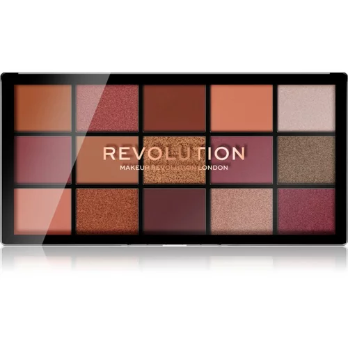 Makeup Revolution Reloaded paleta senčil za oči odtenek Seduction 15 x 1.1 g