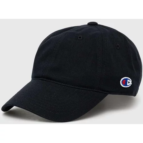 Champion Pamučna kapa sa šiltom boja: crna, bez uzorka