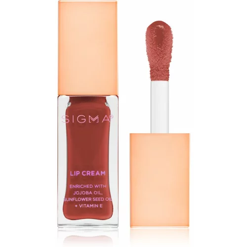 Sigma Beauty Lip Cream dolgoobstojna tekoča šminka odtenek Rosewood 5,1 g