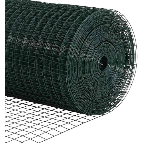  Zavarena žičana ograda s postom 25 x 1,5 m Zelena Mreža Slike