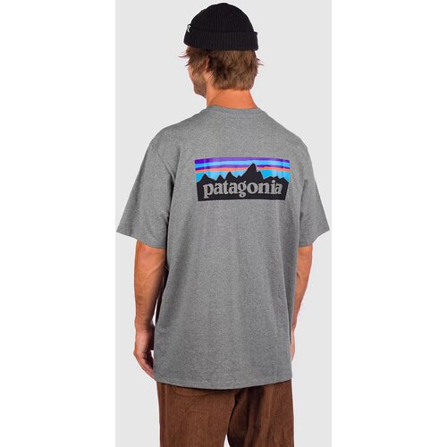 Patagonia P-6 Logo Responsibili T-shirt gravel heather Slike
