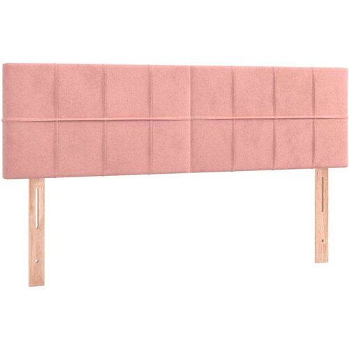 VidaXL Krevet s oprugama i madracem ružičasti 140x190 cm bar&amp;scaron;unasti Slike