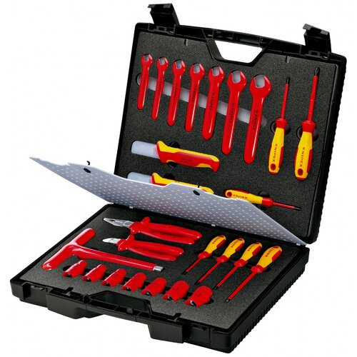 Knipex Komplet izolovanog alata u koferu 26/1 98 99 12 crveni Slike