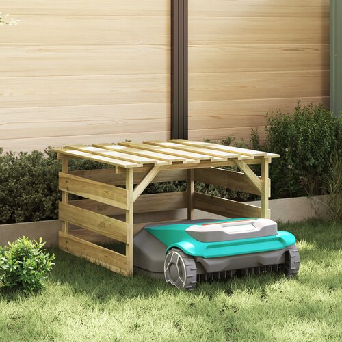 vidaXL Garaza za robotske kosilnice iz impregniranega borovca Cene