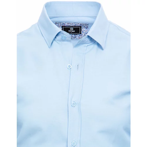 DStreet Men's Elegant Blue Shirt