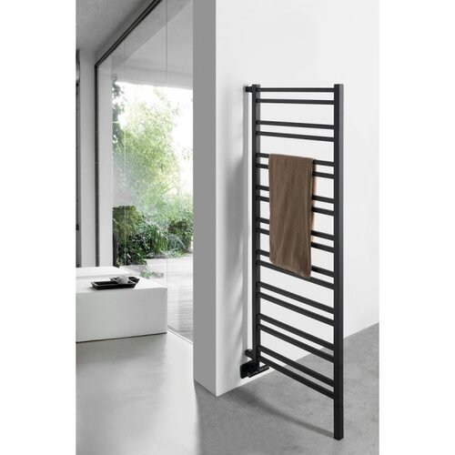 Sapho radijator za kupatilo metro space 525W 55x143 cm mat crne boje Slike