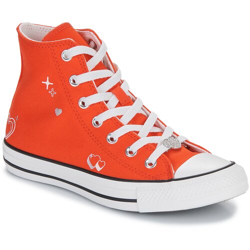 Converse Visoke tenisice &amp;#039;CHUCK TAYLOR ALL STAR - FEVER&amp;#039; srebrno siva / crvena / bijela Slike