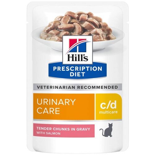 Hill’s Hill´s Prescription Diet Feline c/d Multicare s lososom - 12 x 85 g Cijene
