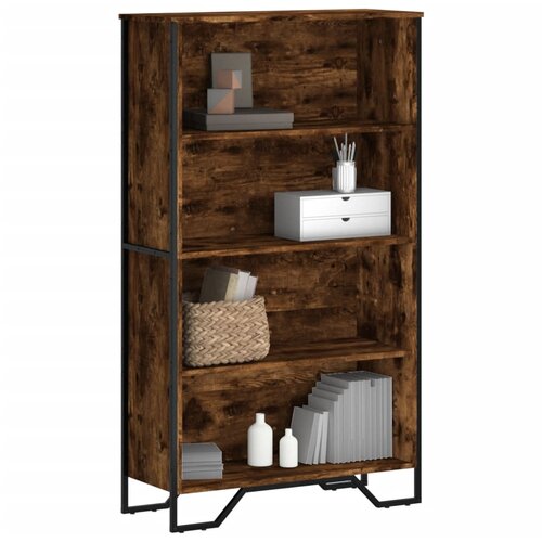 VidaXL Regal za knjige boja hrasta 80x31x137,5 cm konstruirano drvo Slike