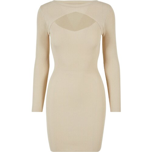 UC Ladies Ladies Cut Out Dress sand Slike