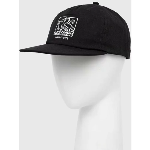 Billabong Bombažna bejzbolska kapa črna barva