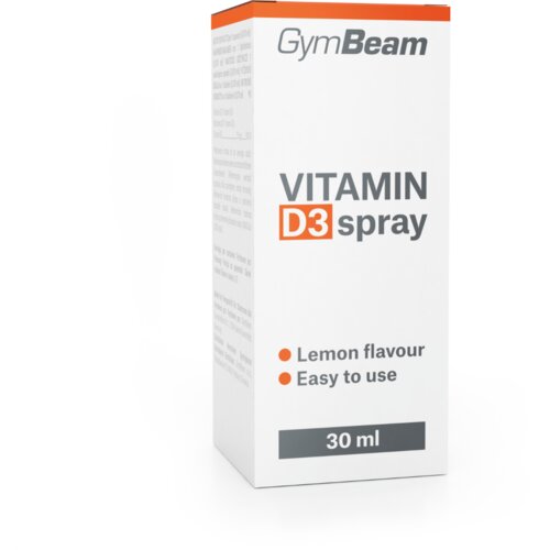 GymBeam vitamin D3 sprej 30 ml limun Slike