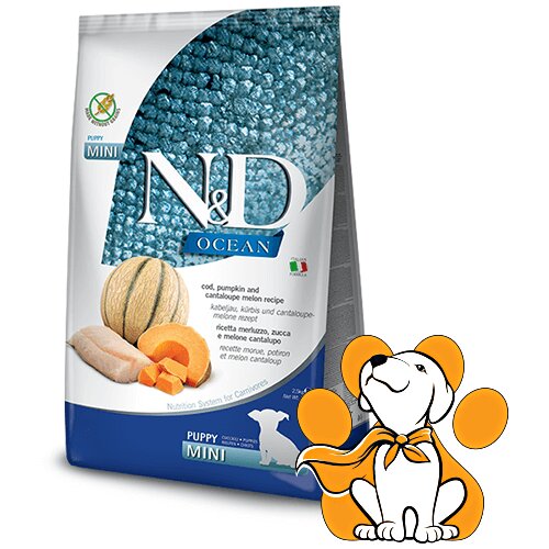 N&d Suva hrana za pse Ocean Mini Bakalar, Bundeva i Dinja 2.5kg Cene