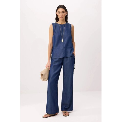 TRENDYOLMILLA ženske pantalone Twoss26Je00234, tamnoplava Cene