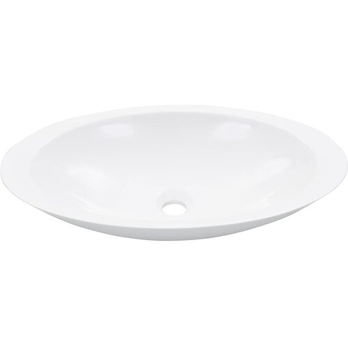 Maison Chic Umivalnik - Kopalna umivalnik - Lavabo 59,3x35,1x10,7 cm mineralna litina/marmor bel, (21684792) Cene