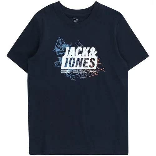 Jack & Jones Majica mornarska / svetlo modra / roza / bela