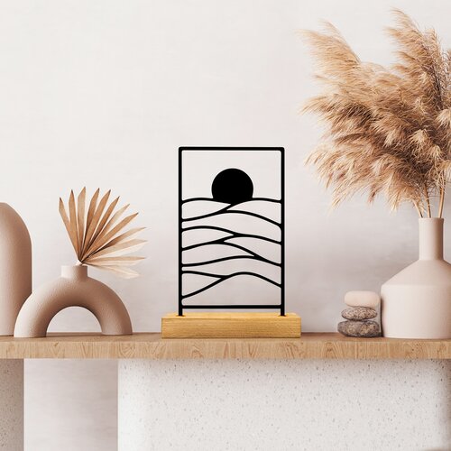 Atelier Del Sofa dekorativna figura horizon, 24x8x17 cm, crna Slike