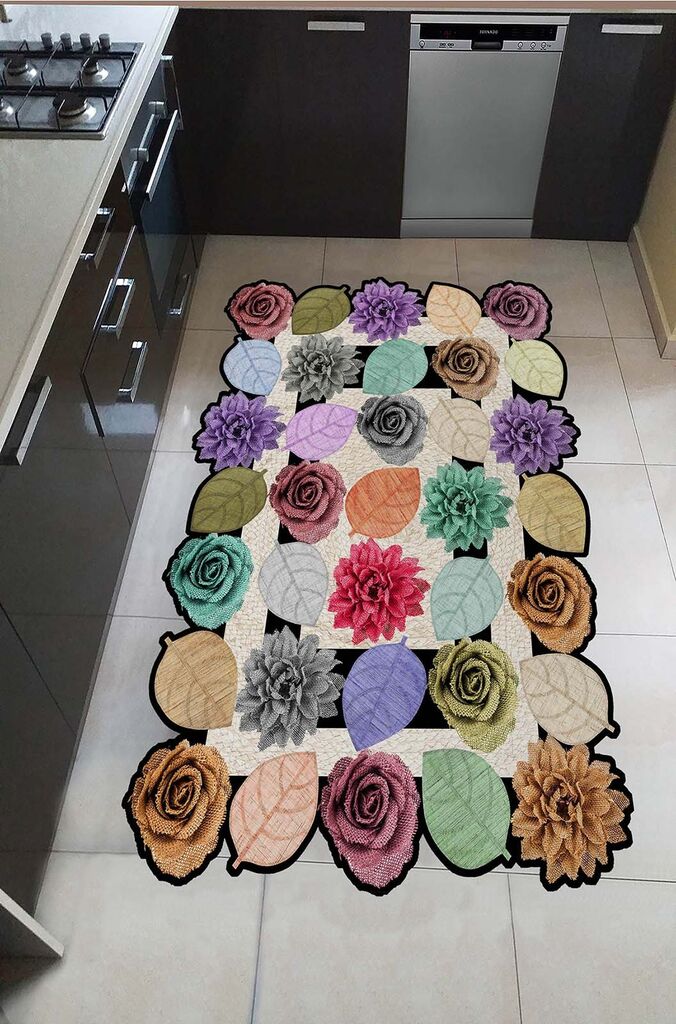 Conceptum Hypnose Tepih Hmnt954, Pravougaoni, 80 x 200 cm, Šareni Cene