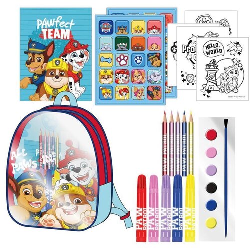 Cerda Ranac dečji sa setom za bojenje pk5 Paw Patrol 2700001591 crveno-plavi Cene