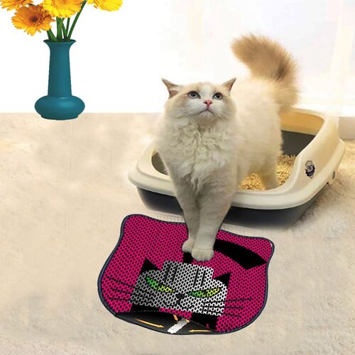 WALLXPERT Kdkafa0182 multicolor cat litter mat Cene