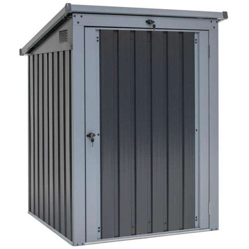  Westman - Metalno spremi&amp;scaron;te za kantu za smeće | Antracit | 101x104x134 cm - BRANDED IN GERMANY Slike