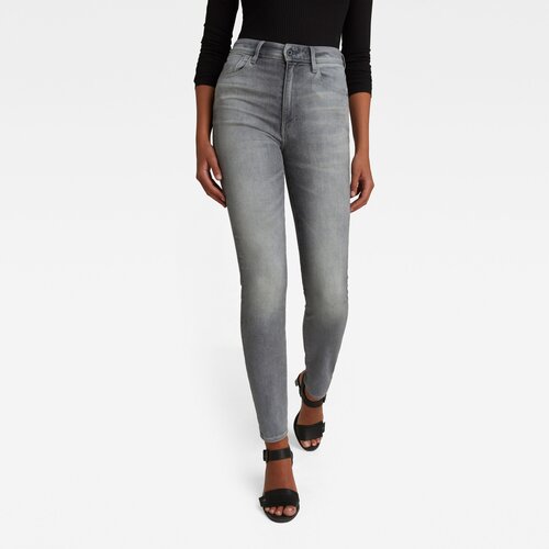 G-star Jeans - Kafey Ultra High Skinny Grey Slike