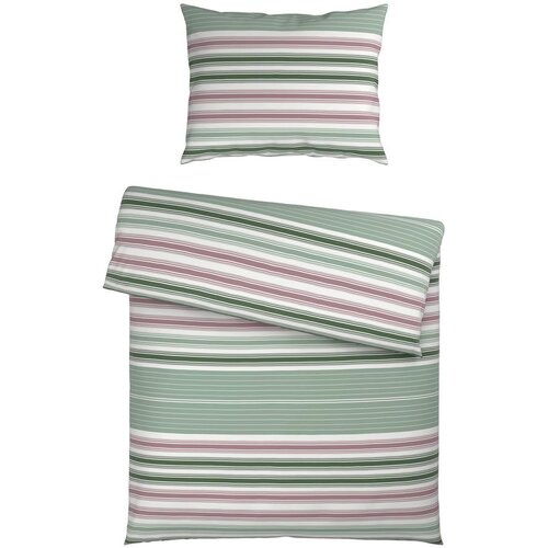 Esposa POSTELJNINA 140/200 cm saten zelena Slike