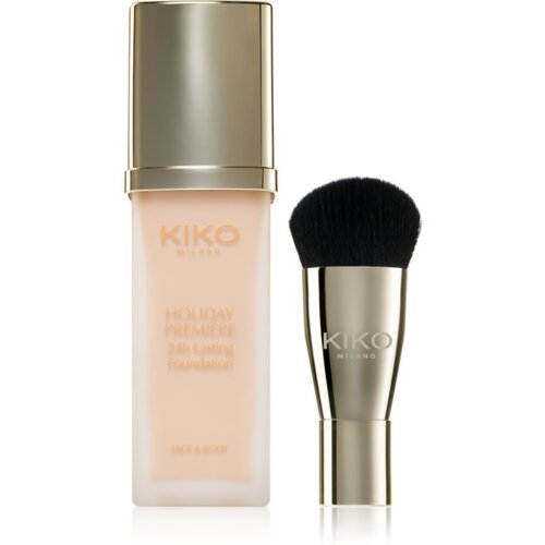 KIKO Milano Holiday Première dolgoobstojni tekoči puder vodoodporna odtenek 01 Porcelain 28 ml Cene