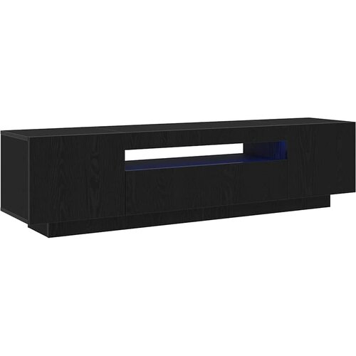  ormar Crna 160 x 35 x 40 cm Konstruirano drvo Slike