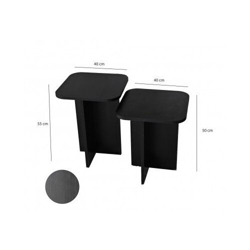 Hanah home set pomoćnih stočića blues black Slike