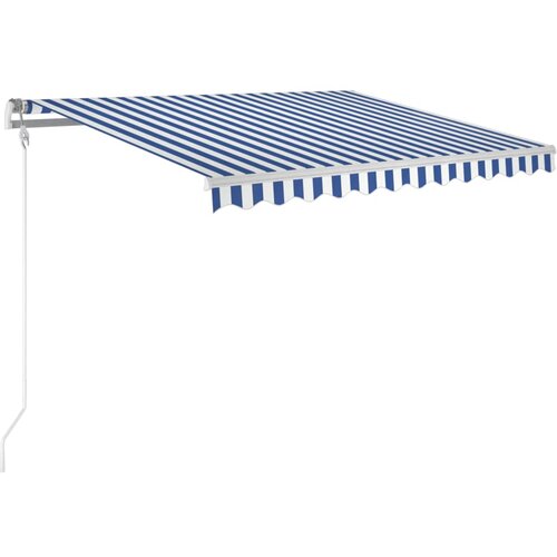 Maison Chic Avtomatsko zložljiva tenda - Senčniki 300x250 cm modra in bela, (22038957) Cene