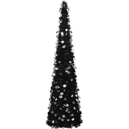  Prigodno umjetno božićno drvce crno 180 cm PET Cijene