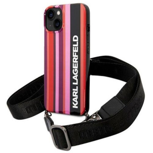 Karl Lagerfeld za&amp;scaron;čitni ovitek Color Stripes Strap, Iphone 14, (20689660) Slike