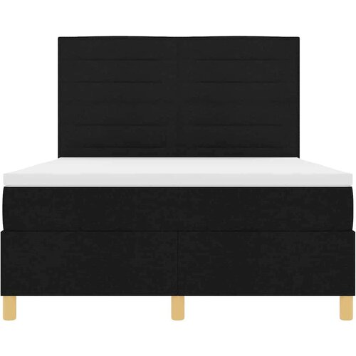 Box spring krevet s madracem Crna 160 x 200 cm tkanina Slike