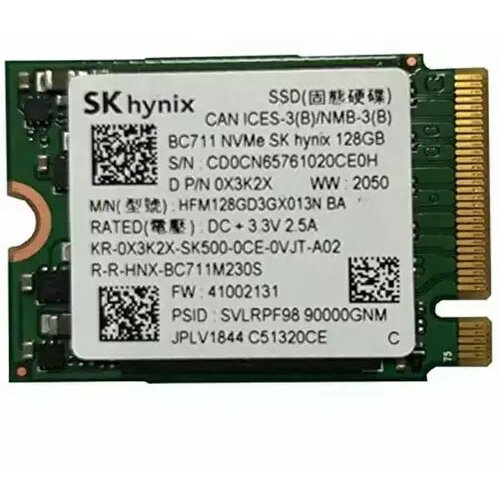 Hynix SSD M.2 NVMe 128GB BC711/2230 Bulk Slike
