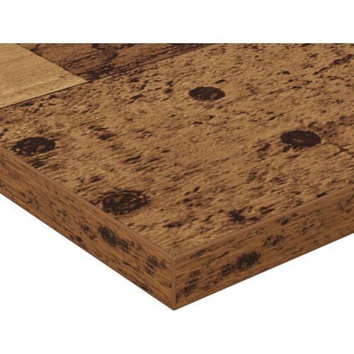 VidaXL Police 4 kom - Staro drvo - 40x40x1.5 cm - Od konstruiranog drveta Slike