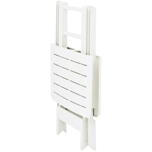 The Living Store Sklopivi vrtni stol bijeli 79 x 72 x 70 cm plastični Cijene