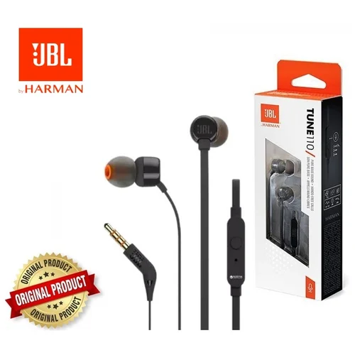 Jbl Slušalice Tune 110 in-ear (bubice) sa mikrofonom 3.5mm crne