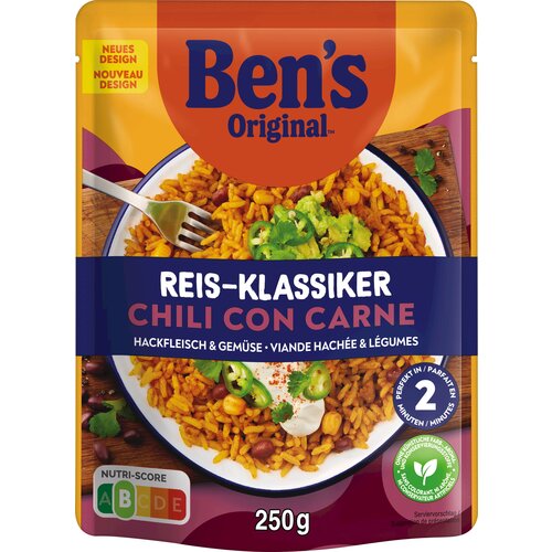 Express Bowl Rice - Chilli con Carne - 250 g Cene
