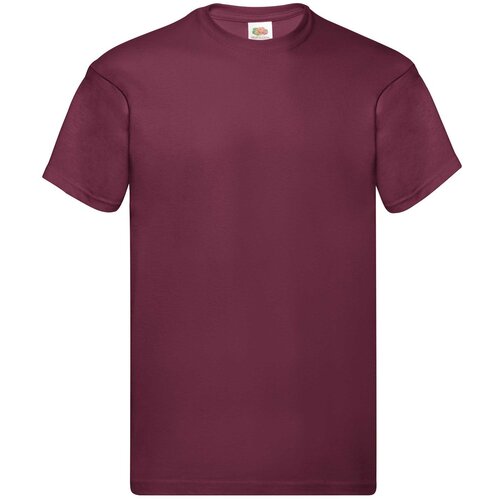 Fruit Of The Loom Burgundy Men's T-shirt Original Cene